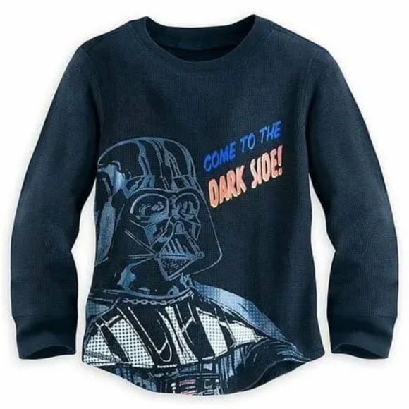 Disney Darth Vader Waffle Knit Long Sleeve Tee - Picture 11 of 11